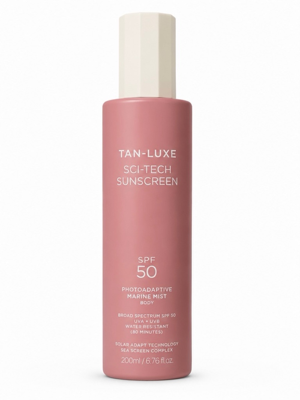 TAN-LUXE Sci-Tech Sunscreen SPF 50 Marine Mist Body 6.76 oz NIB